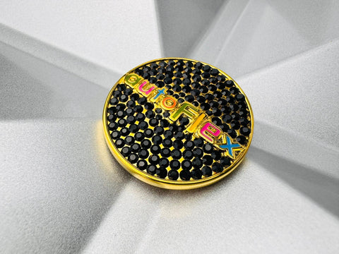 AutoFlex Ball Marker Magnetic Crystal Black