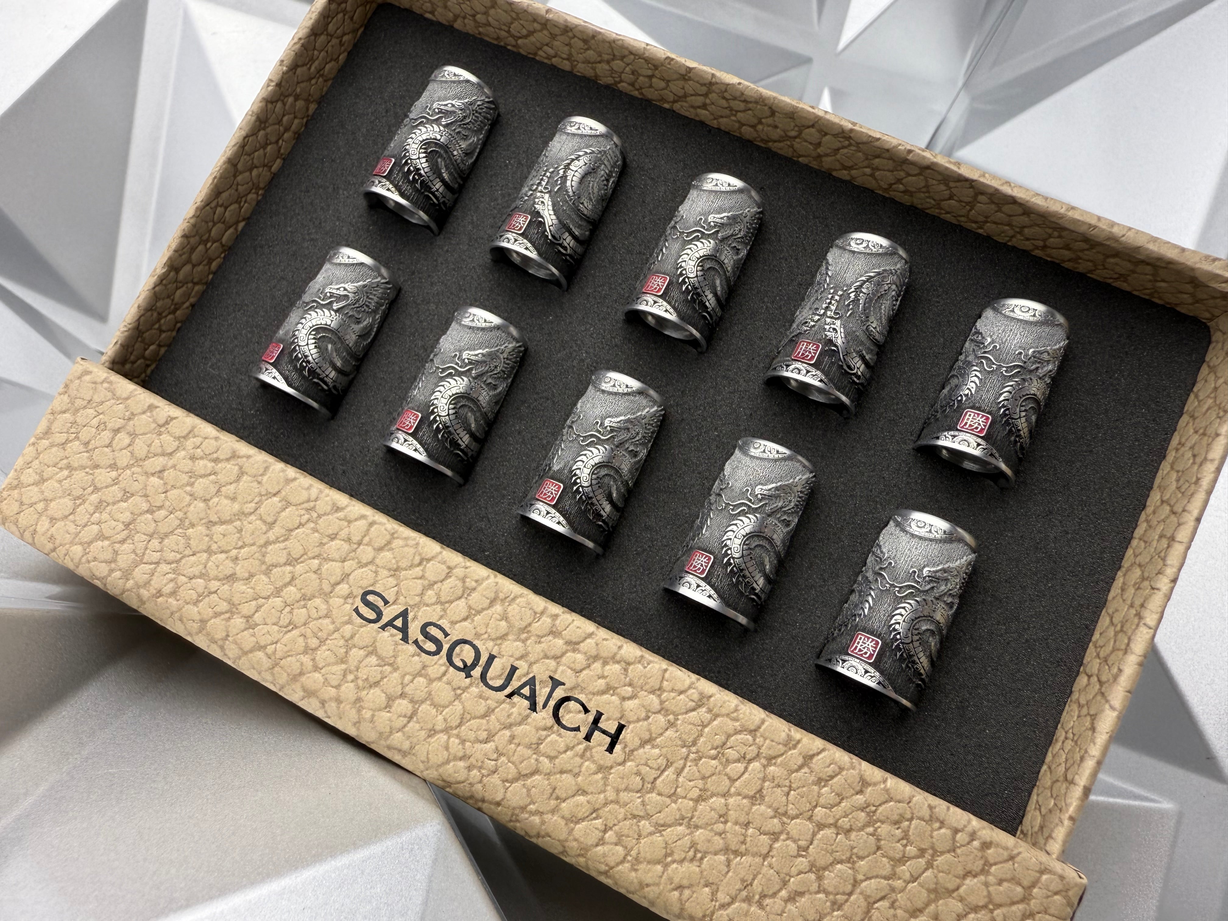 Sasquach Ferrules Dragon Victory Kanji Set of 10