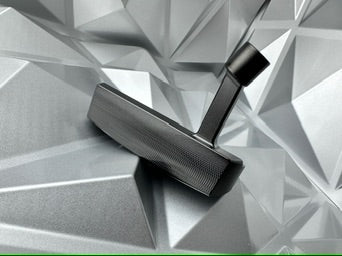 KYOEI Golf Putter Blade in Plumbers Neck - Black DLC
