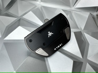 KYOEI Golf Putter Blade in Plumbers Neck - Black DLC