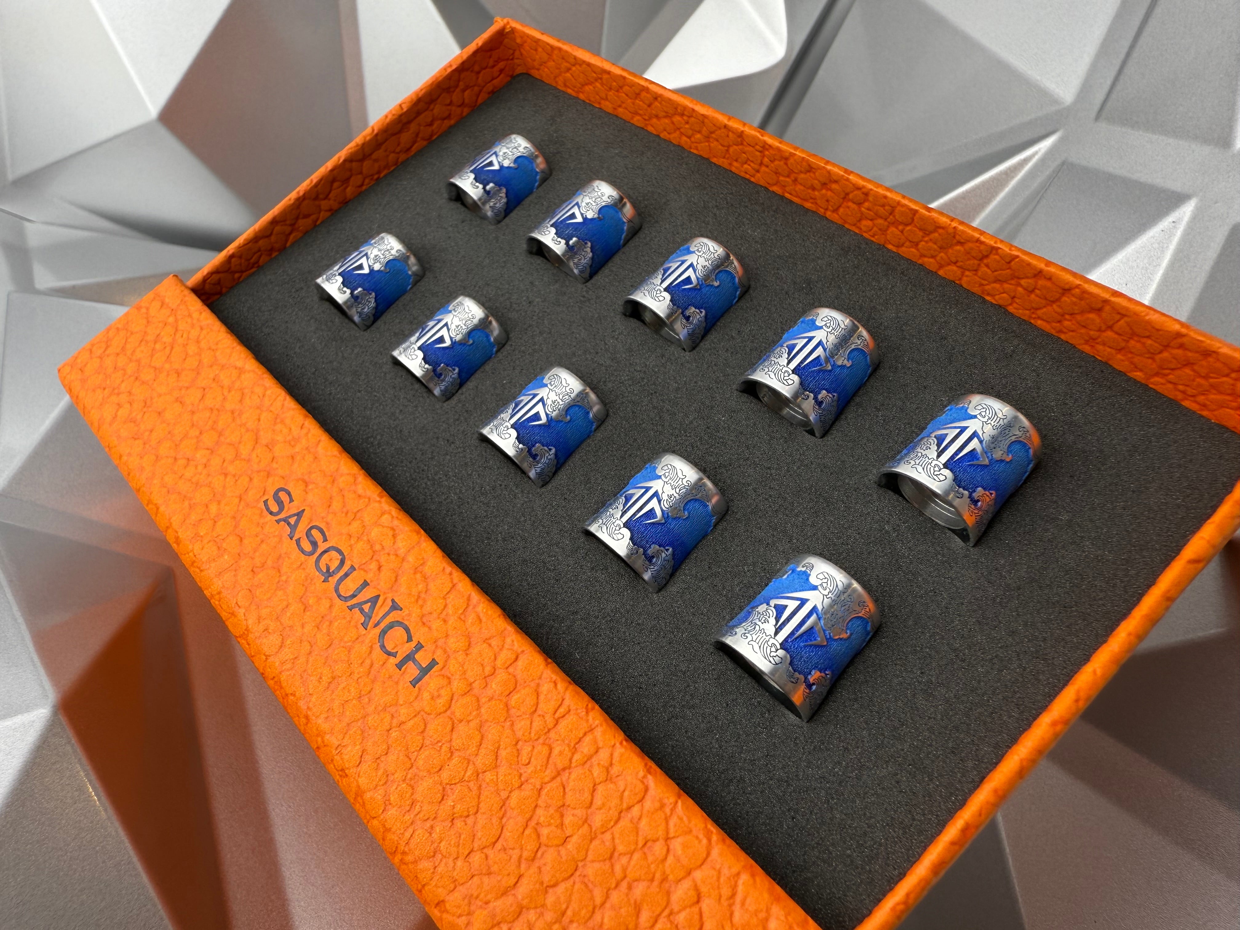 SEVEN Golf Japanese Waves Aluminum Ferrules Azure Blue