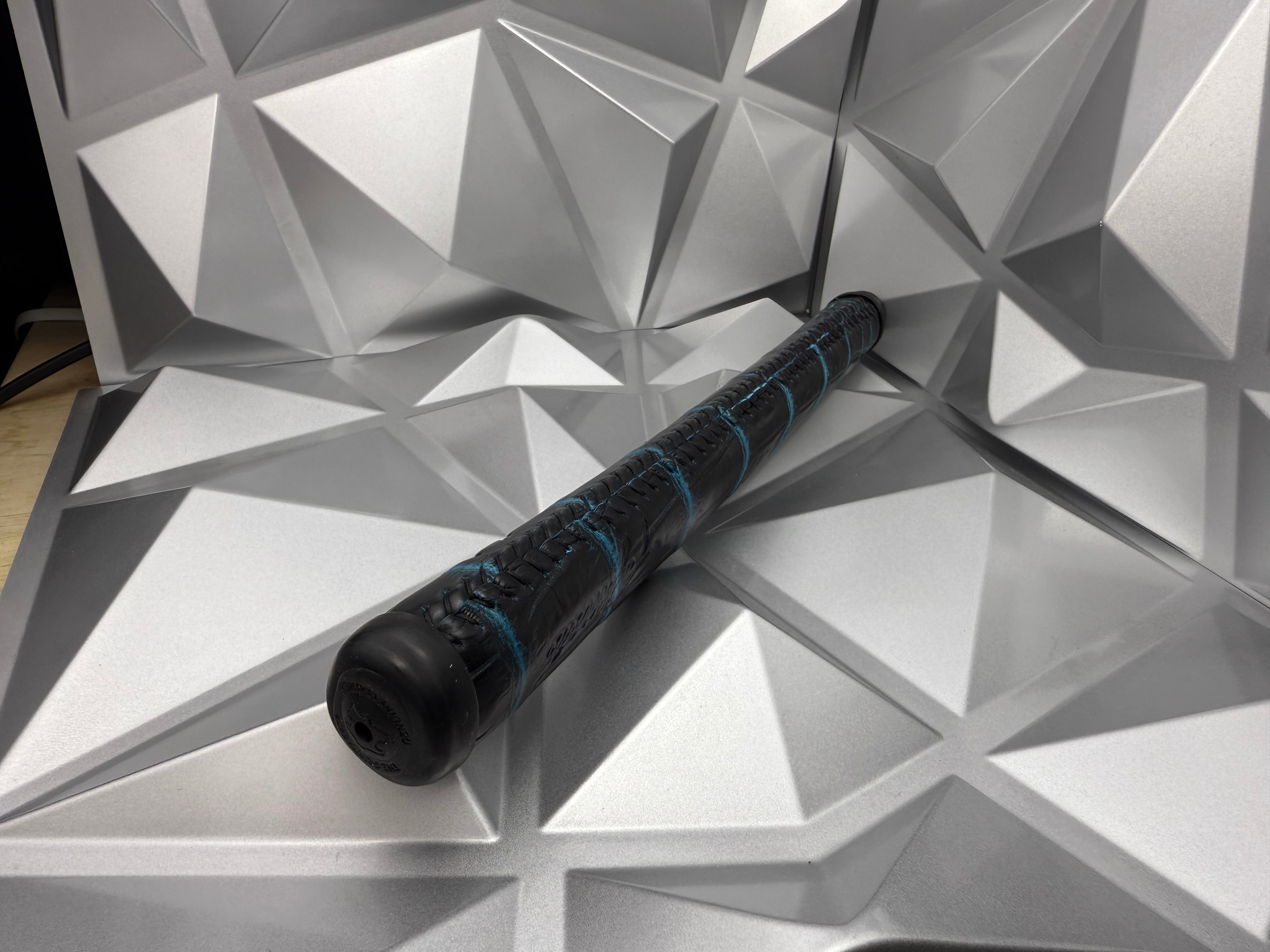 Fujimoto Crocodile Leather Turquoise Black Putter Grip