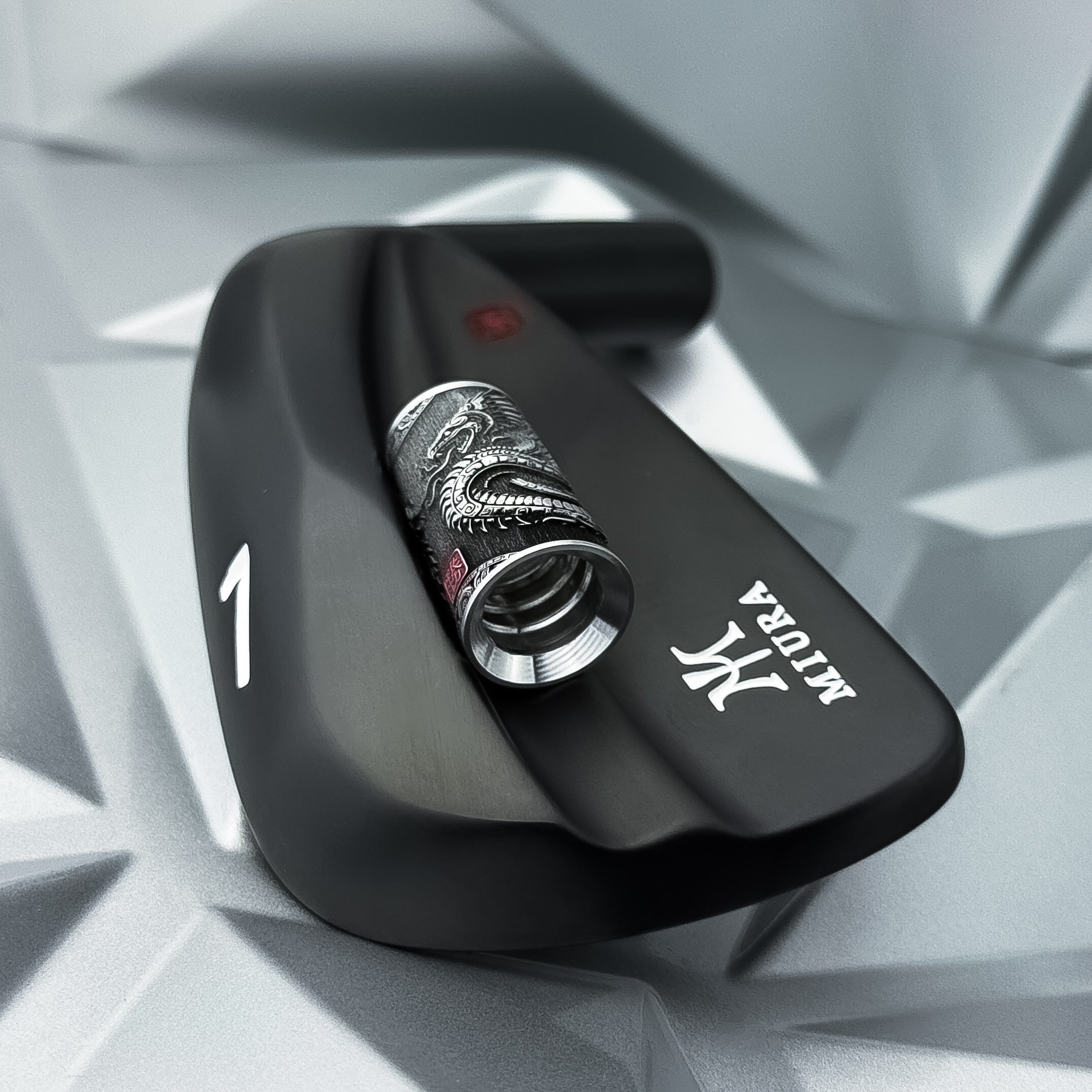 Miura Golf Irons KM-700 Black QPQ with Sasquach Victory Ferrules