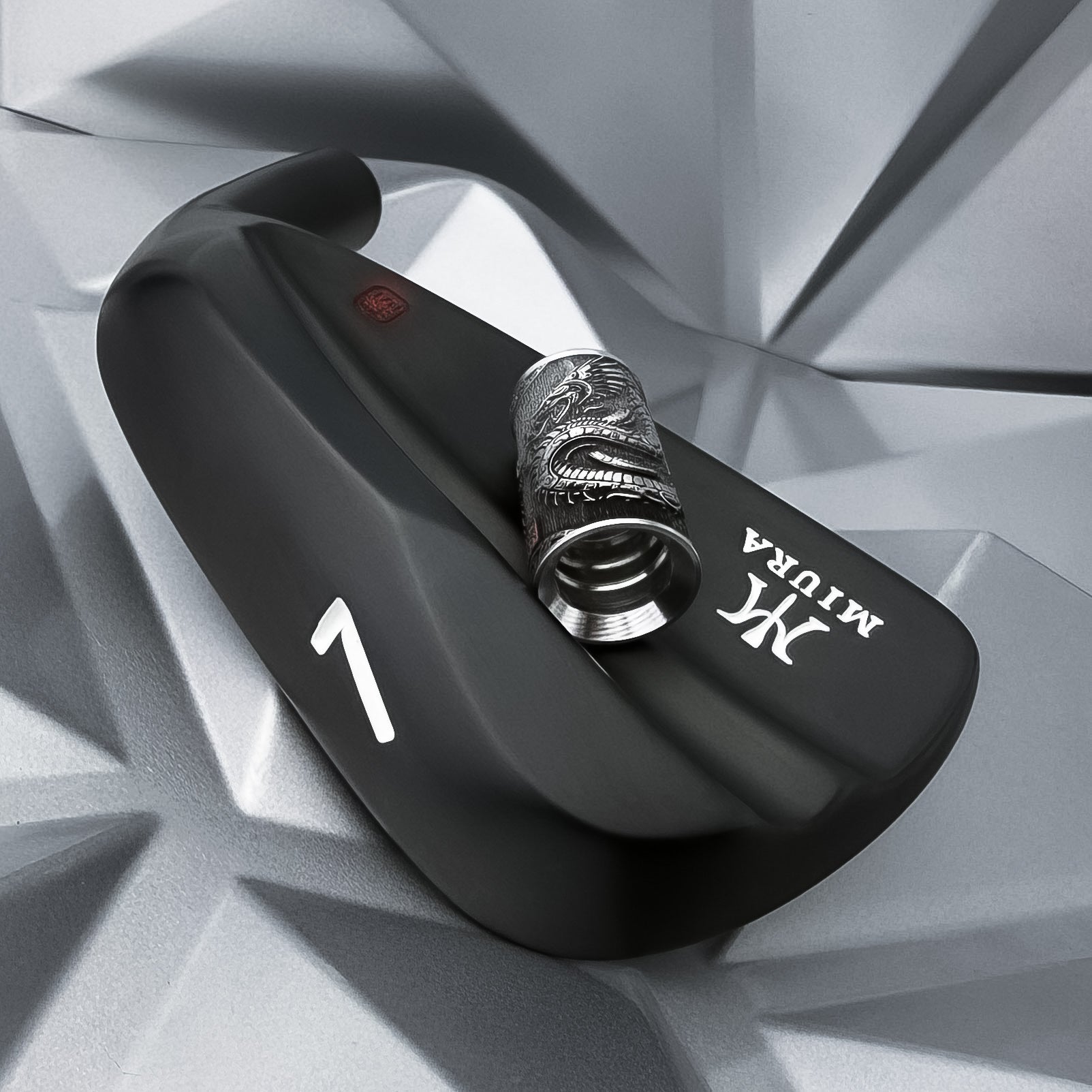 Miura Golf Irons KM-700 Black QPQ with Sasquach Victory Ferrules