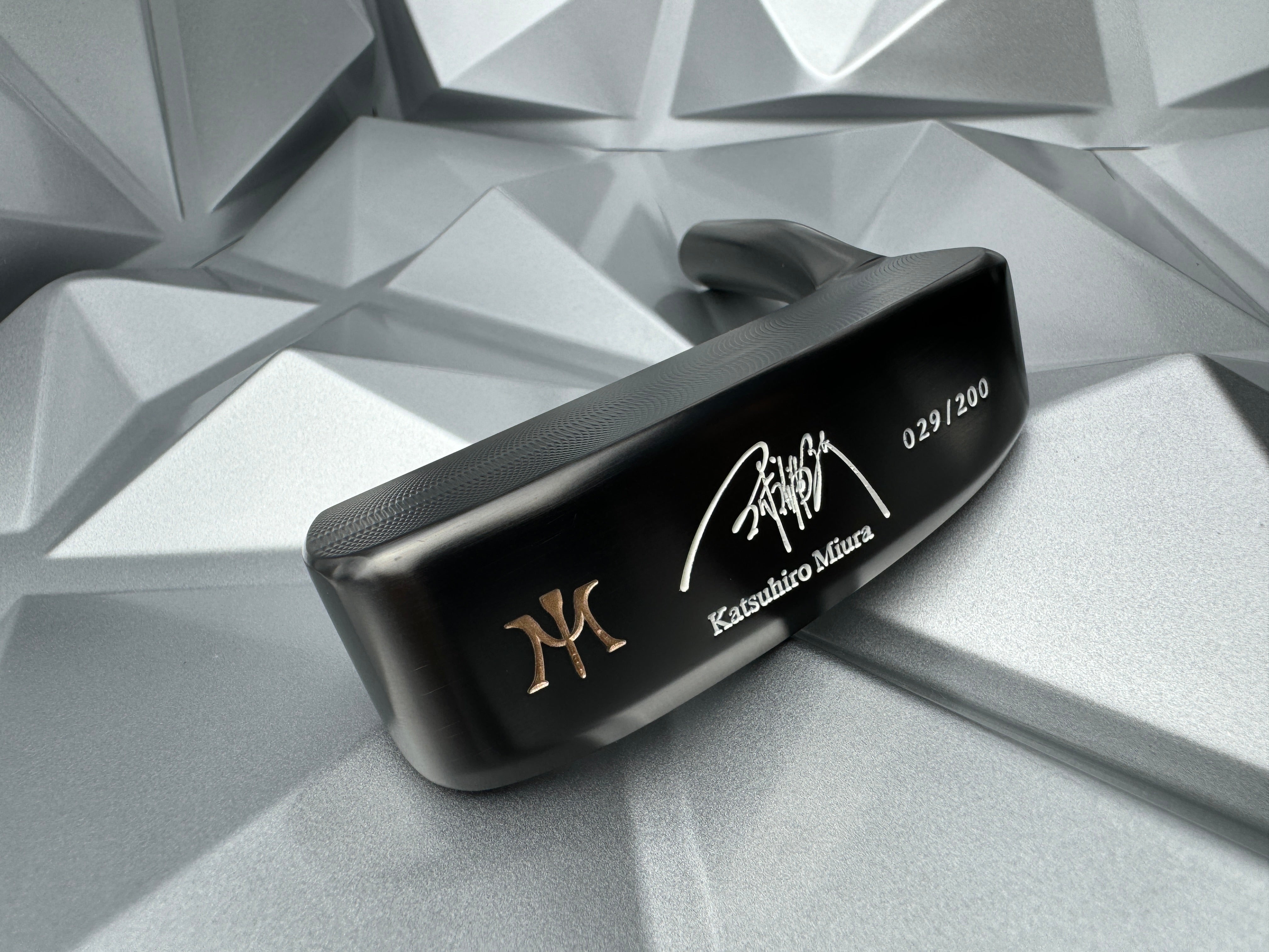 Miura Golf KM-008 Katsuhiro Edition Limited Black Boron Putter