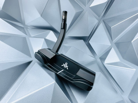 KYOEI Golf Putter Blade in Slant Neck - Black DLC