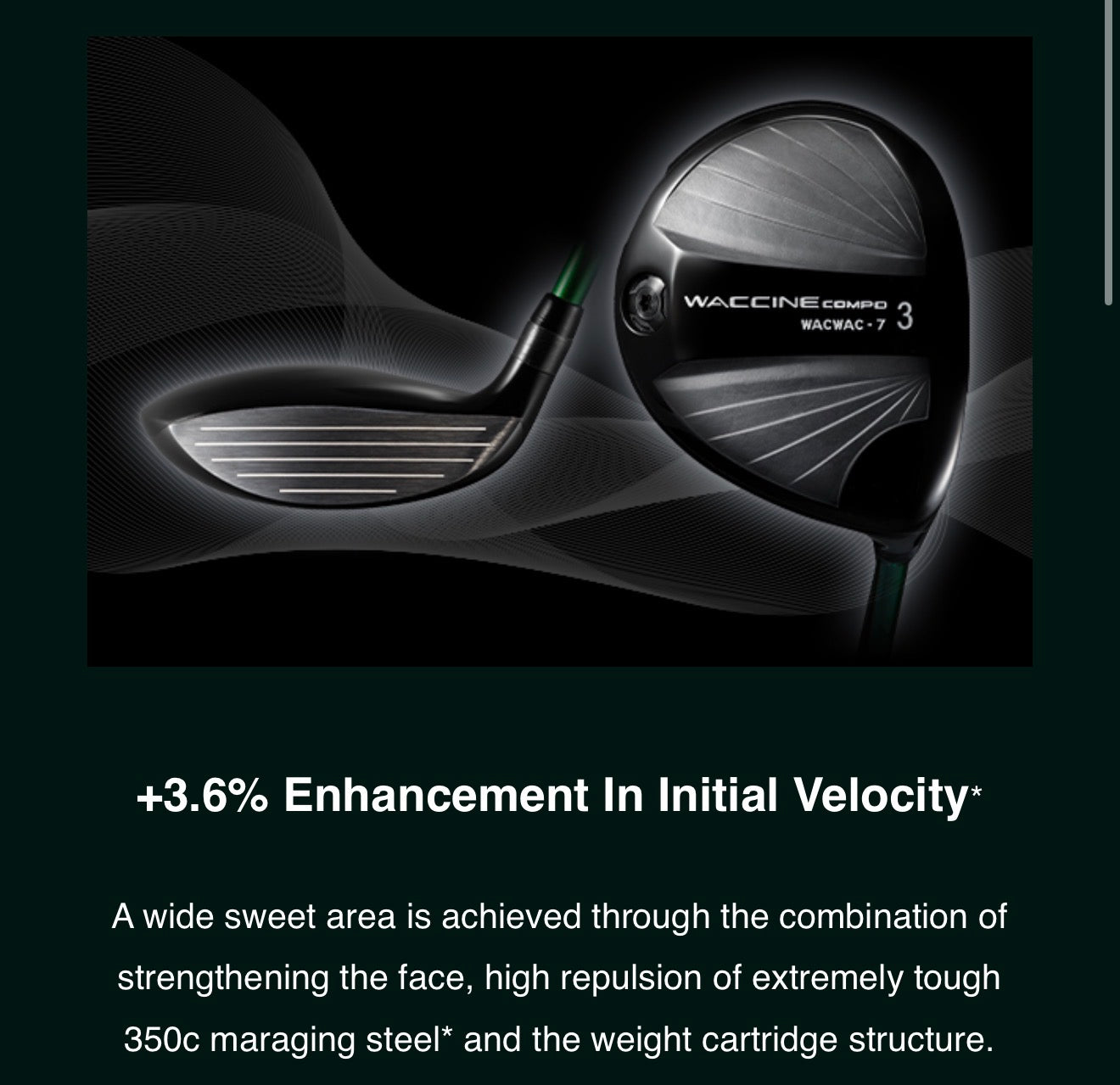Waccine Compo WacWac Fairway Wood
