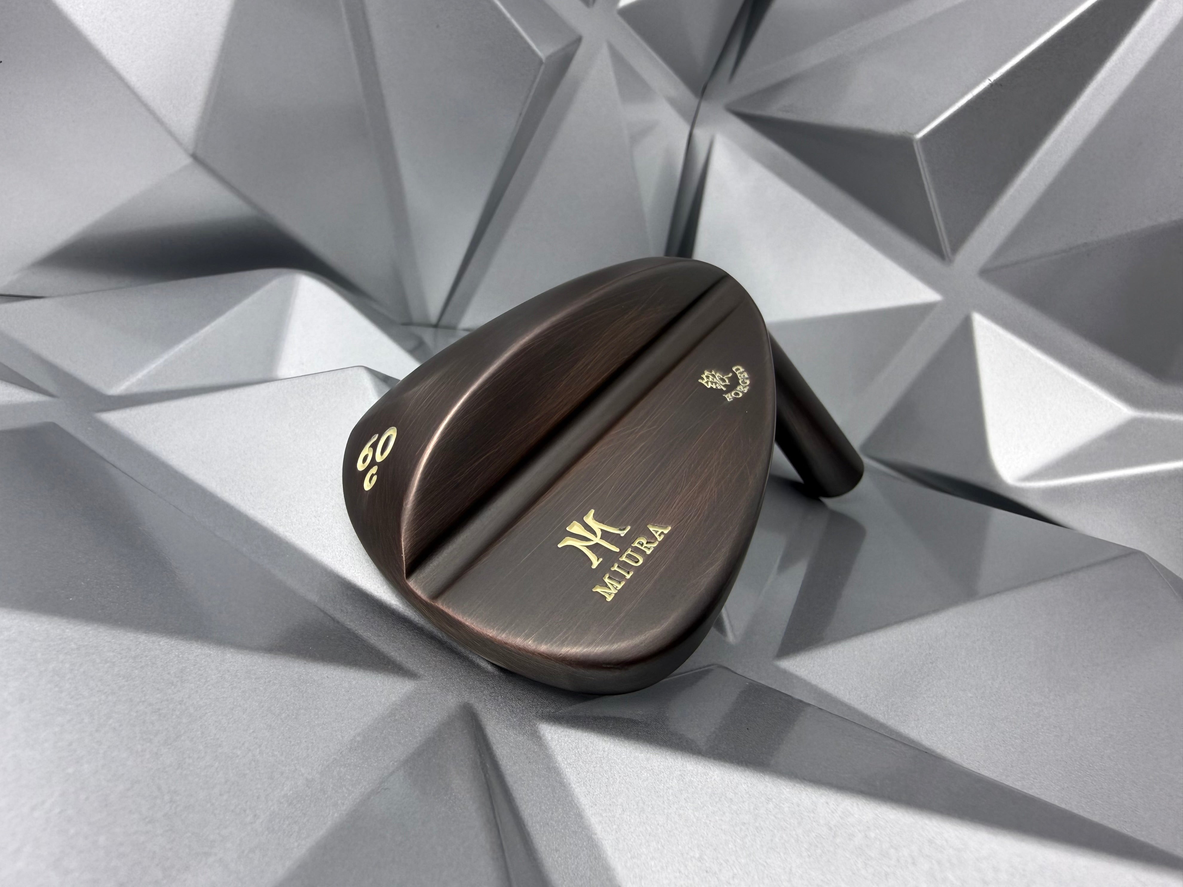 Miura Golf Wedge C Grind in Double Black Copper