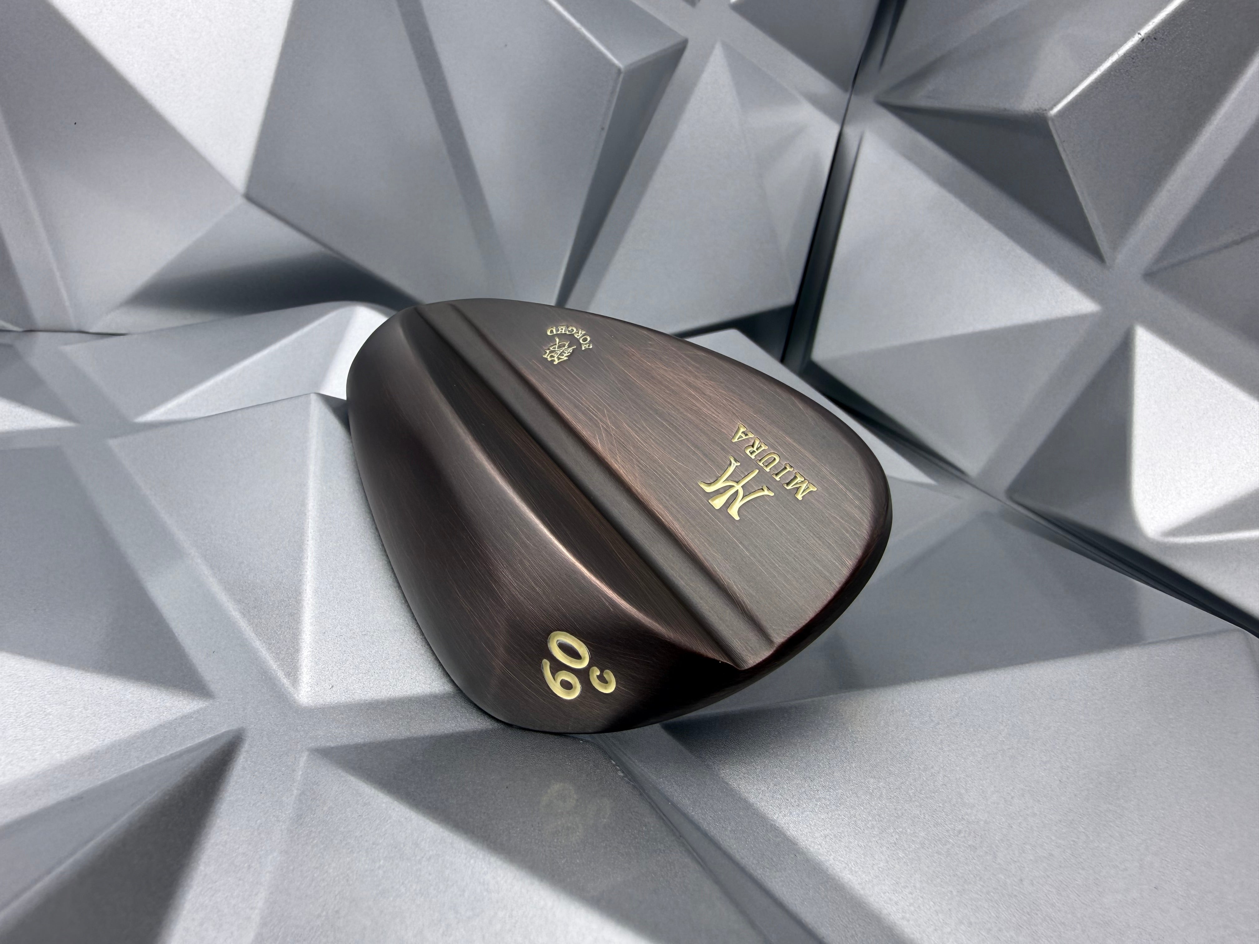 Miura Golf Wedge C Grind in Double Black Copper