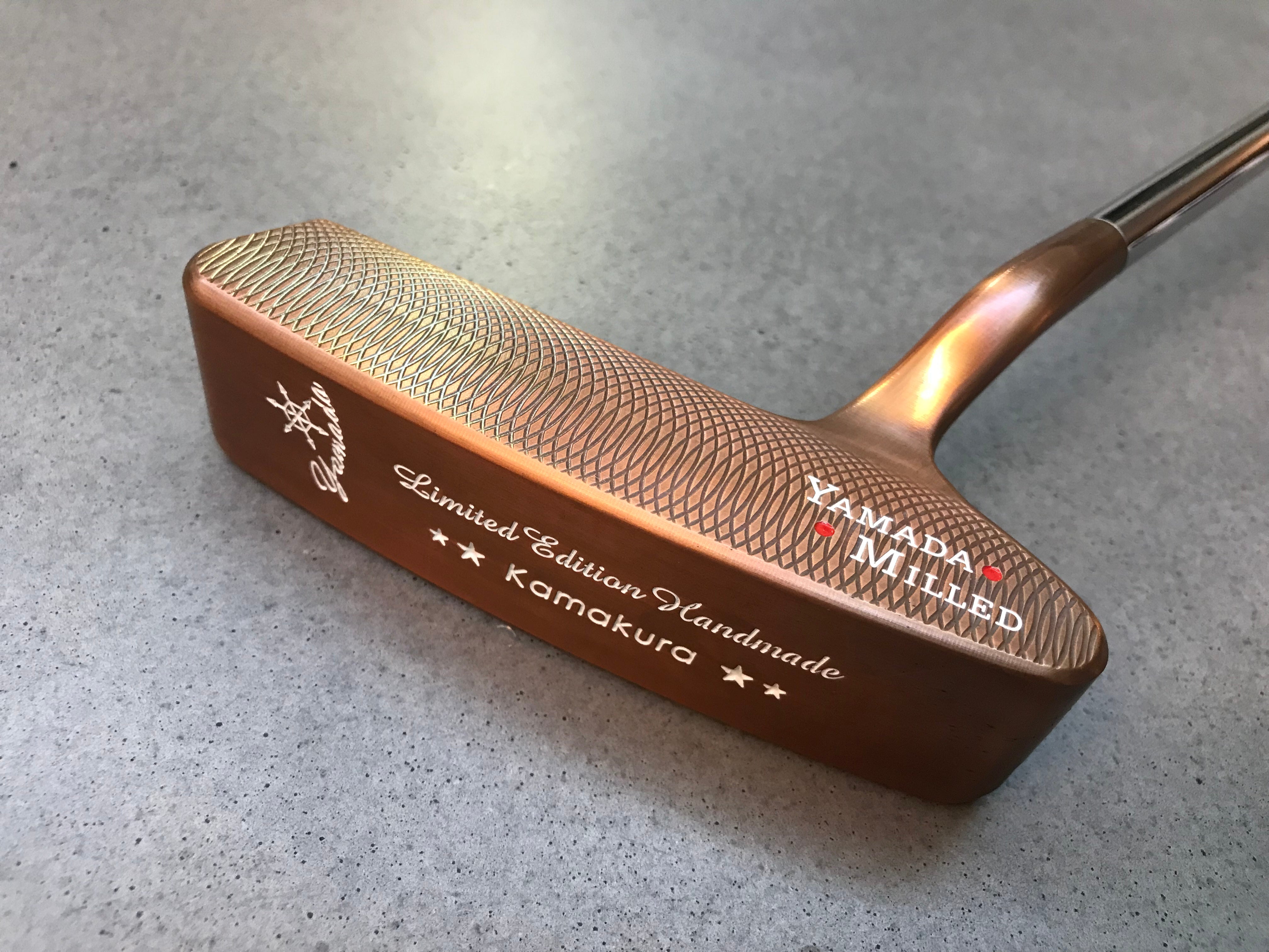 Yamada Kamakura Burnt Copper Handmade Putter Limited 34 Inches