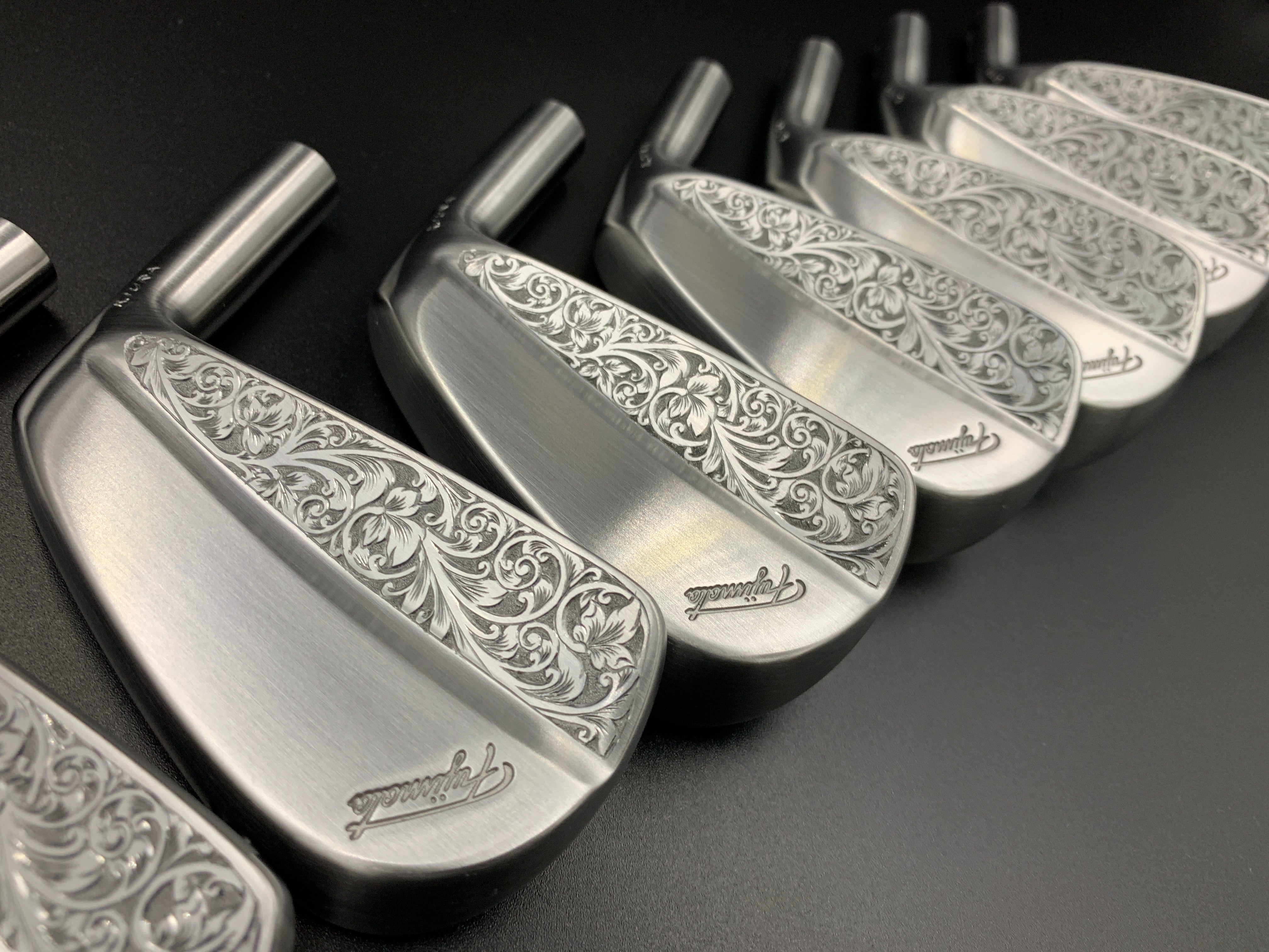 Fujimoto Golf Iron Handcrafted Hand Engraved Iura Irons