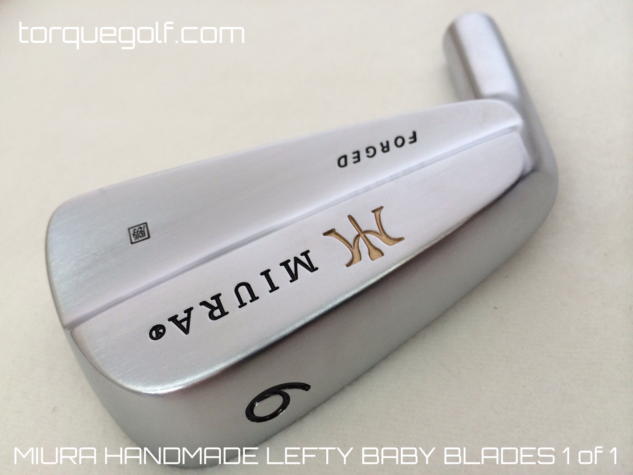 Miura Golf Katsuhiro Lefty Baby Blades 3 to P with Special 52 and 56