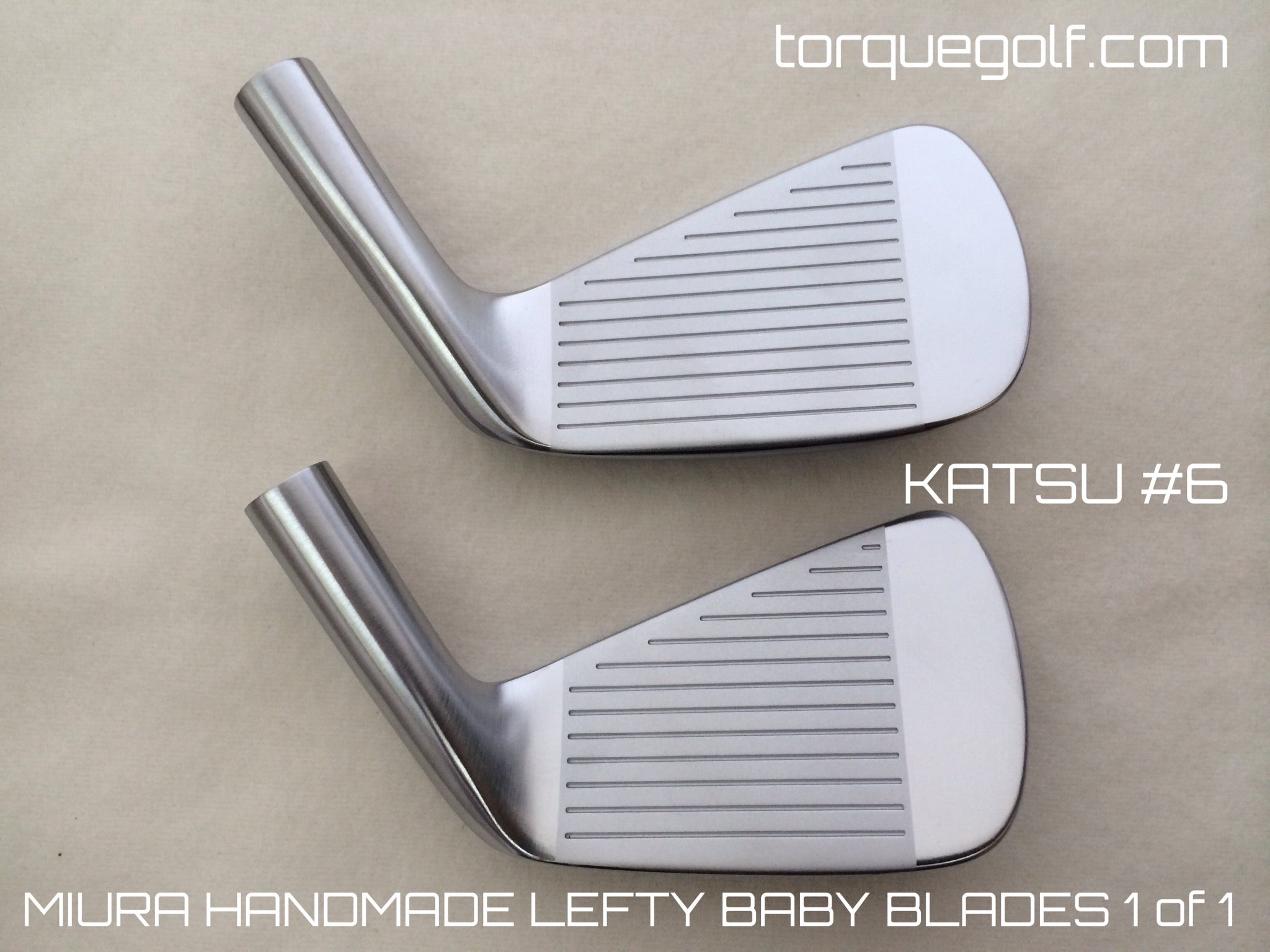 Miura Golf Katsuhiro Lefty Baby Blades 3 to P with Special 52 and 56