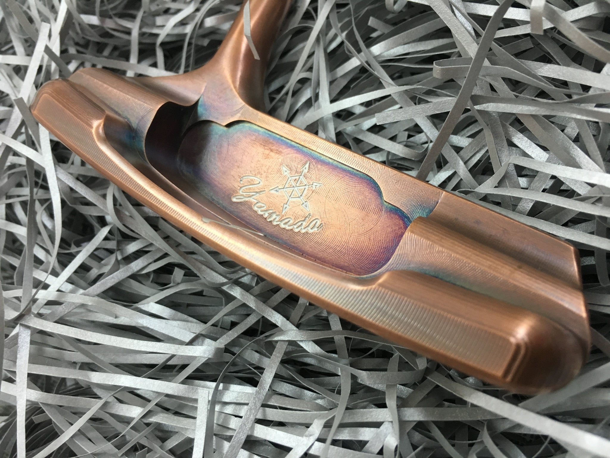 Yamada Golf Kamakura Burnt Copper Handmade Putter Head Only