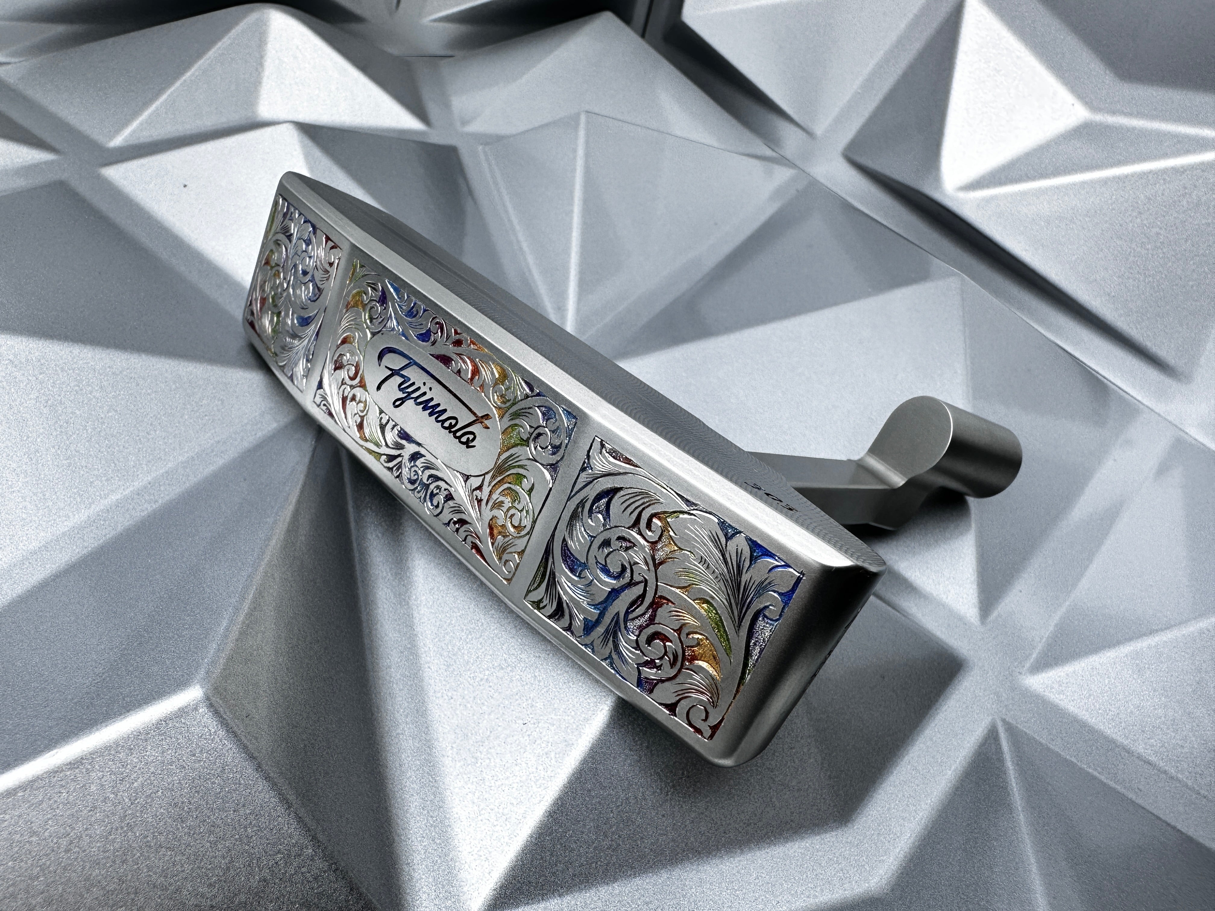 Fujimoto Golf Putter 303 Chromatic Hand Engraved Iura V2