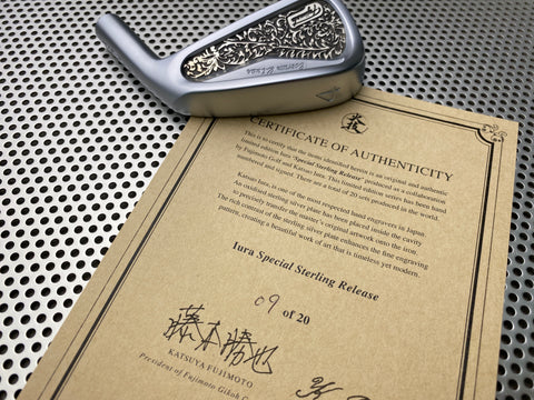 Fujimoto Golf Iron Edition Iura Sterling Silver Limited Edition