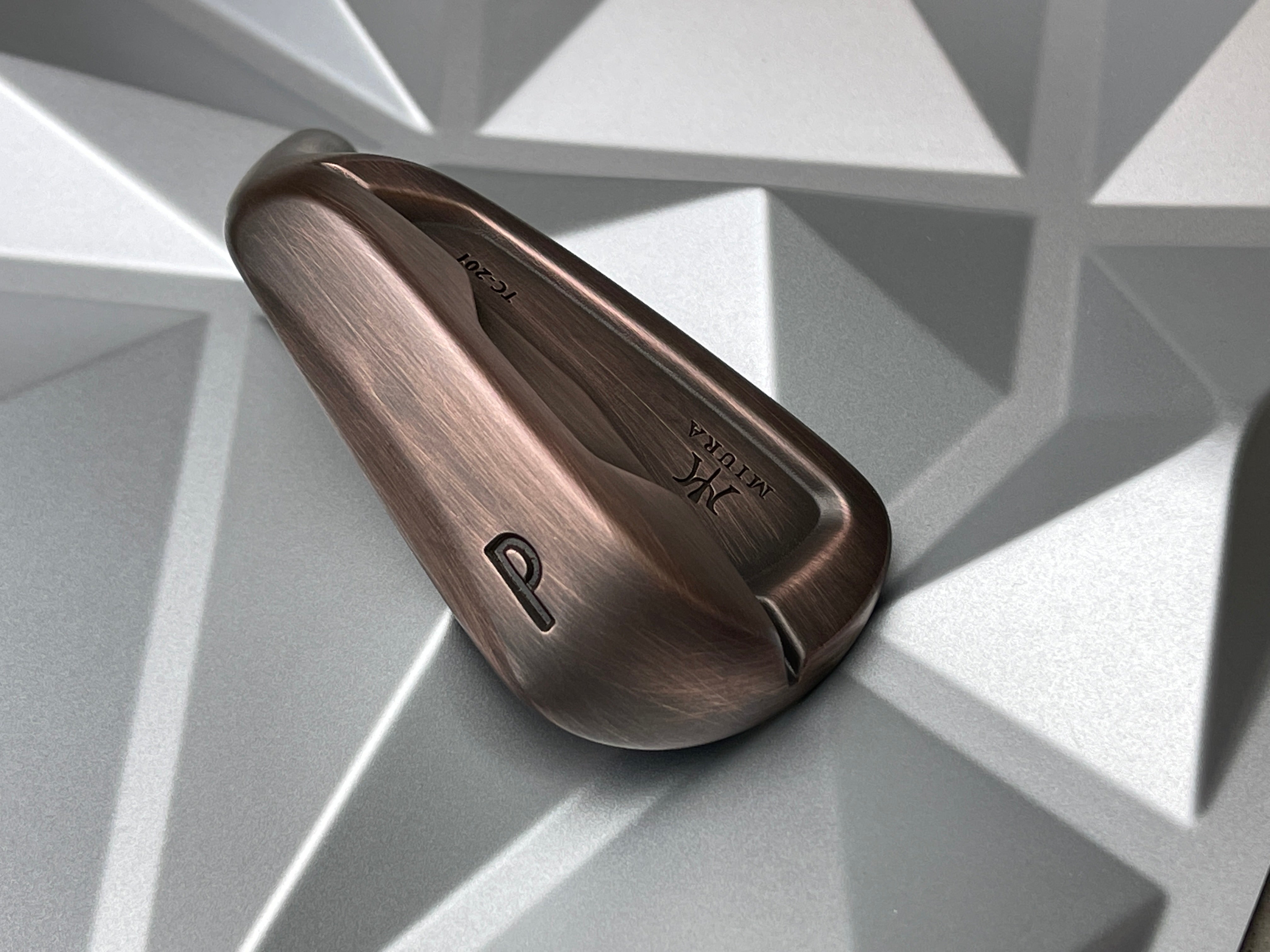 Miura Golf Irons TC-201 in Brushed Black Copper