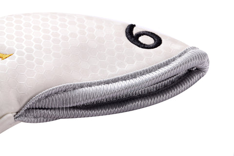 Miura Golf 2017 Magnetic Iron Headcover White Magnet Honeycomb - torque golf