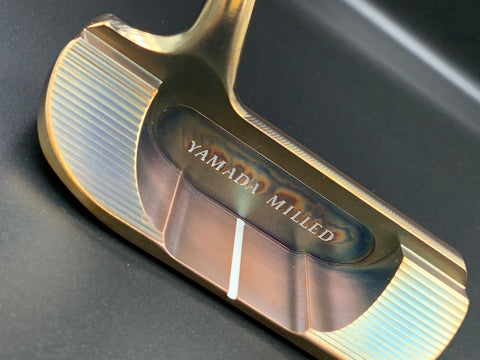 Yamada Golf Shogun Burnt Copper Handmade Putter Head Only - torque golf