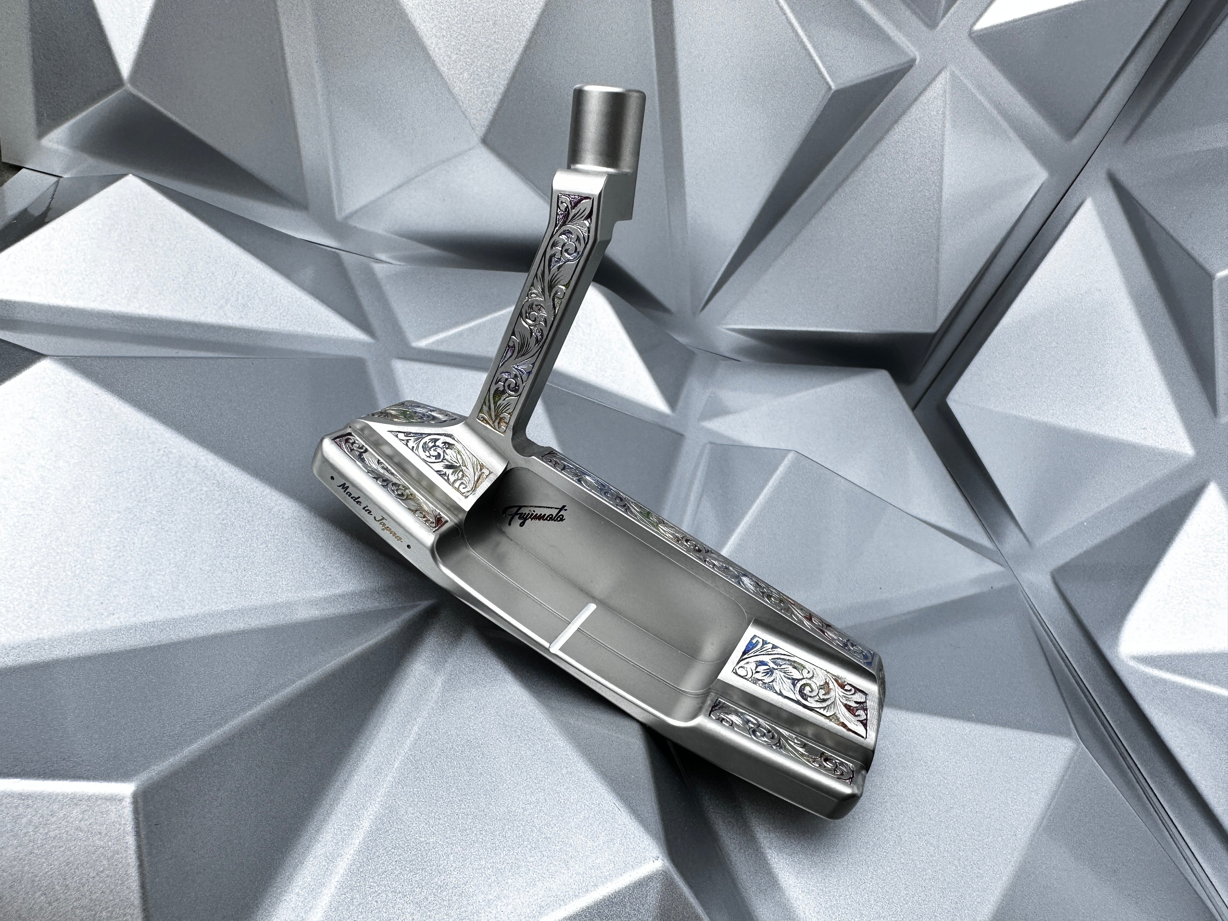 Fujimoto Golf Putter 303 Chromatic Hand Engraved Iura V2