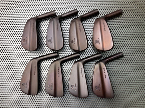 Miura Golf Irons Baby Blades 2.0 in Black Copper 3 to P