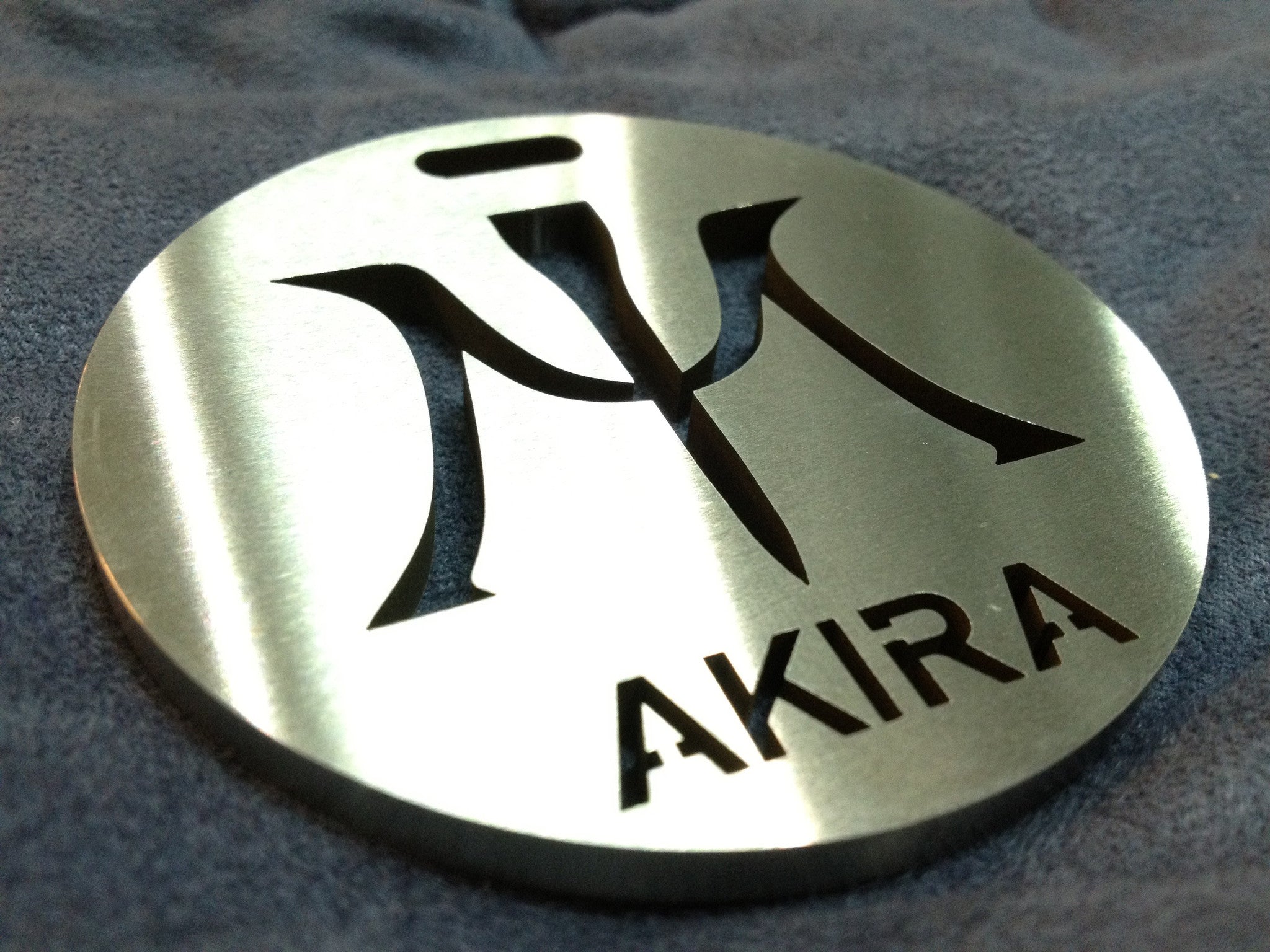 Miura Golf Bag Tag Custom Name Stainless Steel