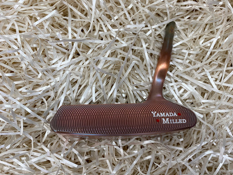 Yamada Golf Imperial Burnt Copper Sight Dot Handmade Putter Head Only - torque golf