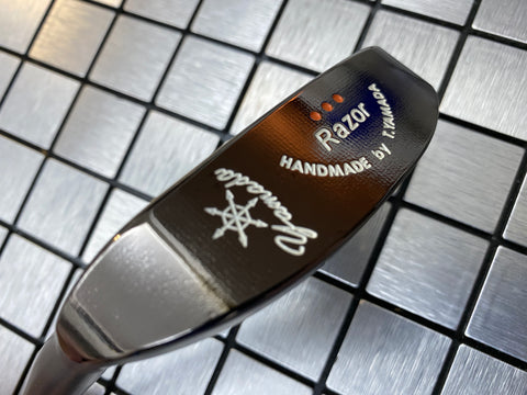 Yamada Golf Lefty Razor Smoked Black Polished Sole - torque golf